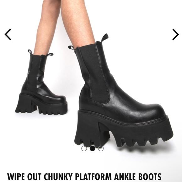 Lamoda black calf boots size 11! - Picture 4 of 4